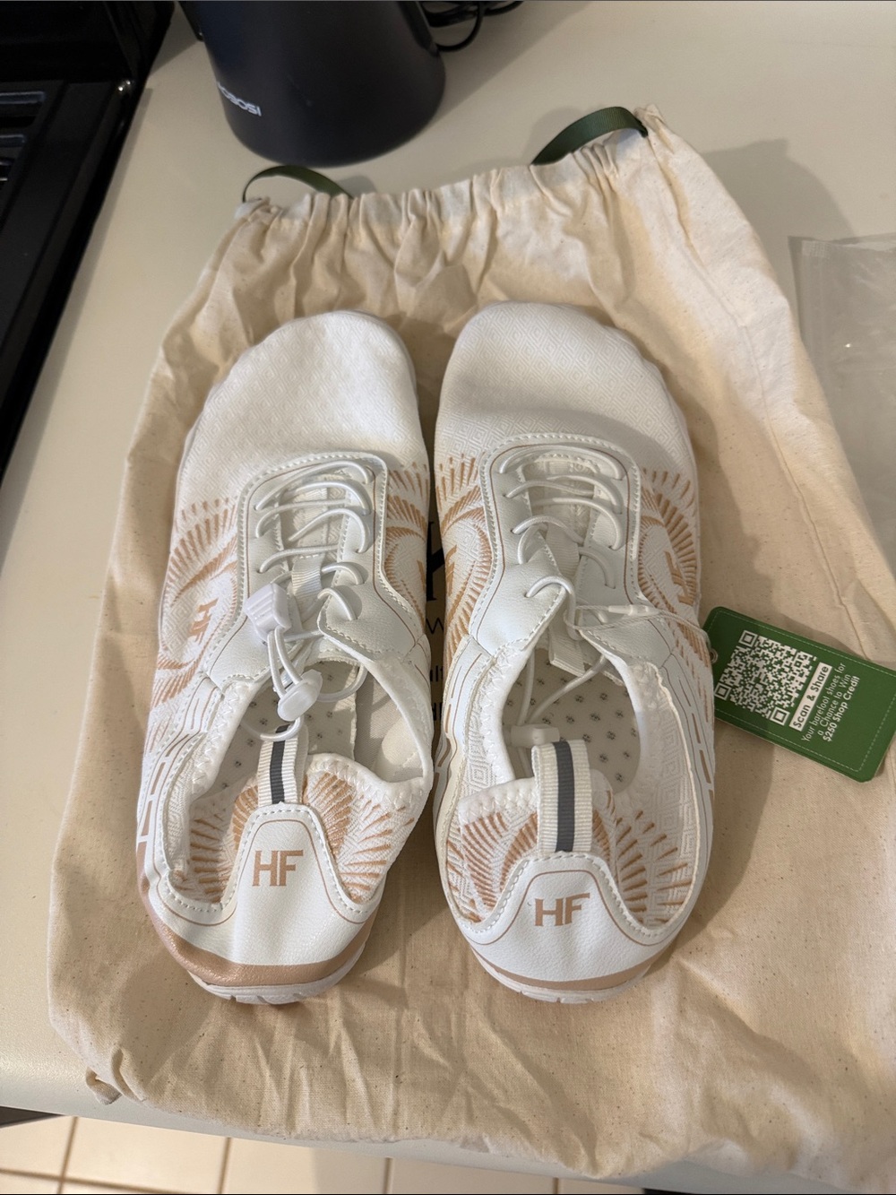 Hike Footwear Barefoot Slip-On Sneakers with Elastic Lacing